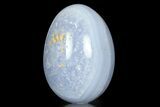 Amazing, Polished Blue Lace Agate Egg - Namibia #308713-1